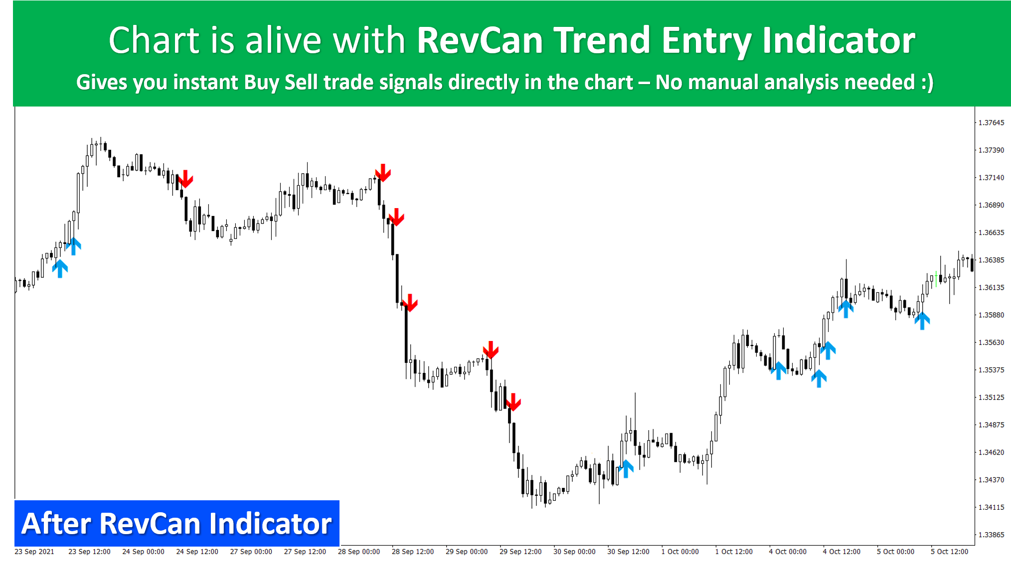 After RevCan Trend Entry Indicator