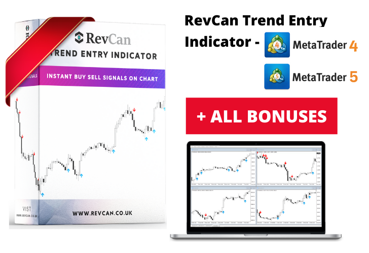 RevCan Trend Entry Indicator MT4 MT5 & Bonuses